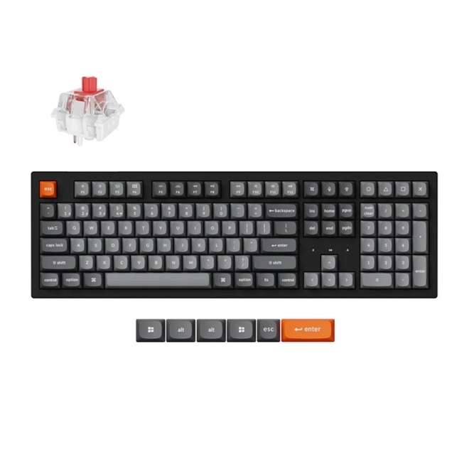 Brezžična tipkovnica Keychron K10 Max RGB rdeče stikalo