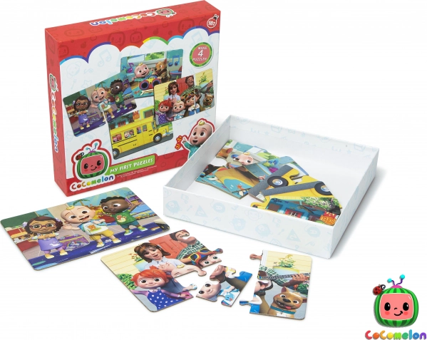 Otroški puzzle CoComelon – 4 slike po 6 koščkov