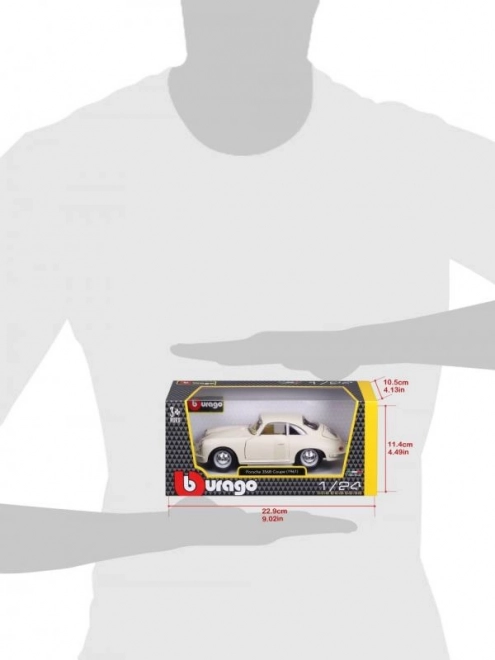 Bburago 1:24 Porsche 356B Coupe (1961) Slonoko6vnina