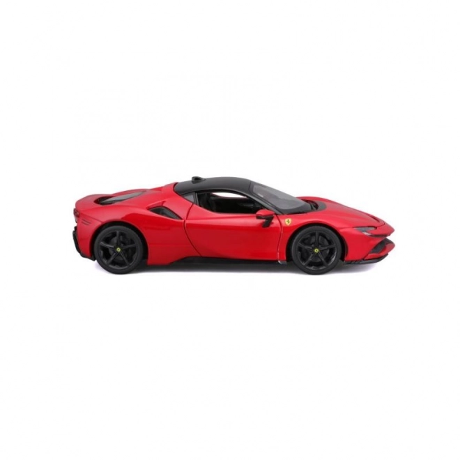 Kovinski model Ferrari SF90 Stradale rdeč 1:18