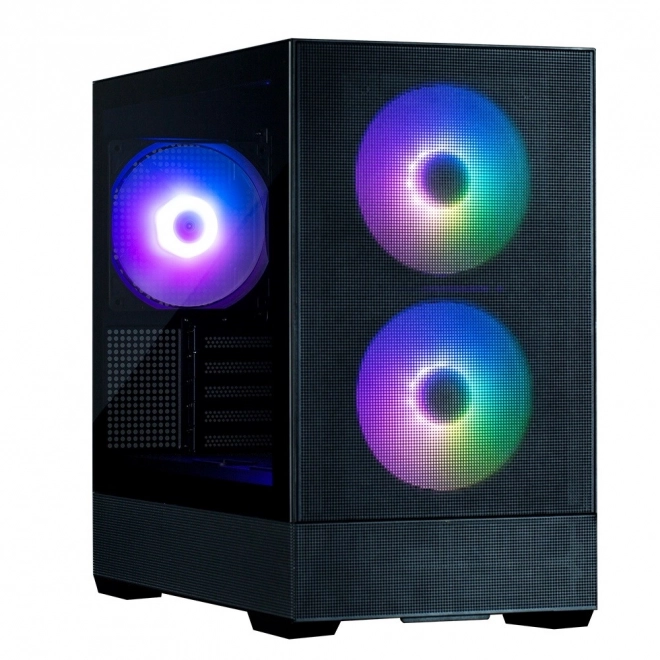 Ohišje P30 Air mATX Mini Tower z ARGB ventilatorji črna