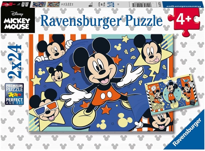 Ravensburger sestavljanka Mickey Mouse 2x24 kosov