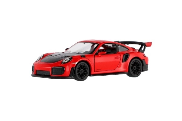 Avto Kinsmart Porsche 911 GT2 RS kov/plast 13 cm 4 barve na vzvratno navijanje 12 kos v škatli