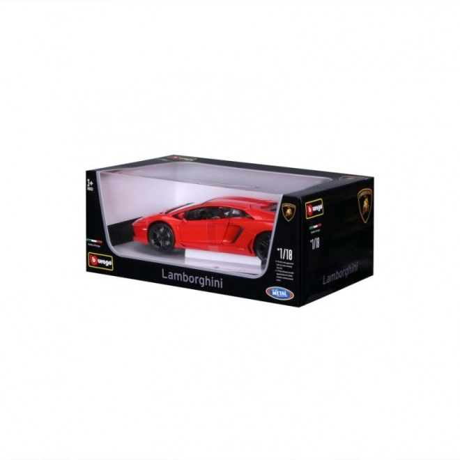 Bburago Lamborghini Aventador 1:18 oranžna 18-11033