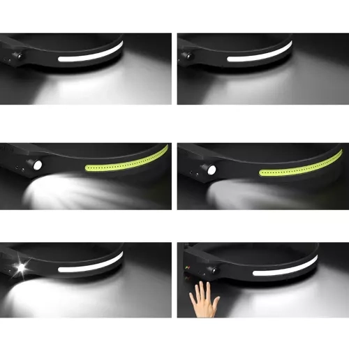 LED čelna svetilka USB Trizand 21652