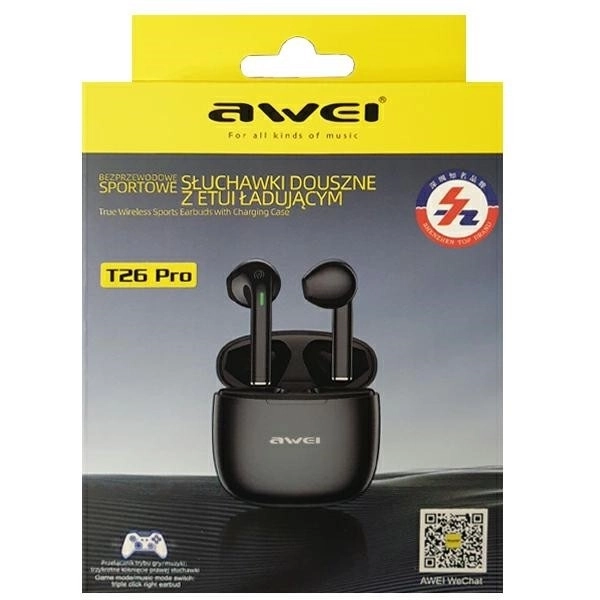 Brezžične slušalke Bluetooth 5.3 Awei T26 Pro
