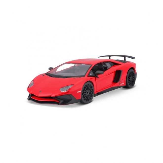 Kovinski model Bburago Lamborghini Aventador rdeč 1:24