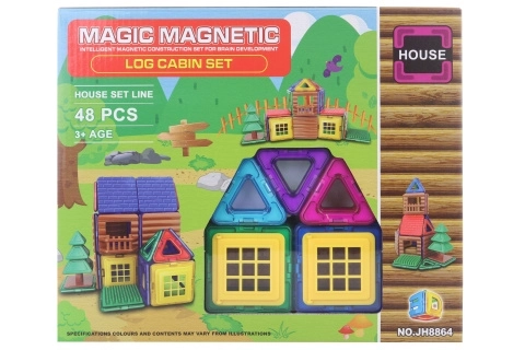 Magnetni gradbeni set 48 kos