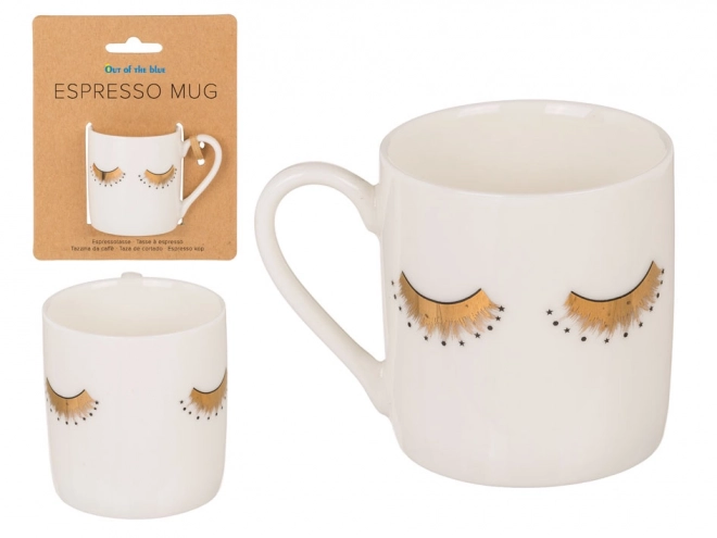 Porcelanasta skodelica za espresso - trepalnice
