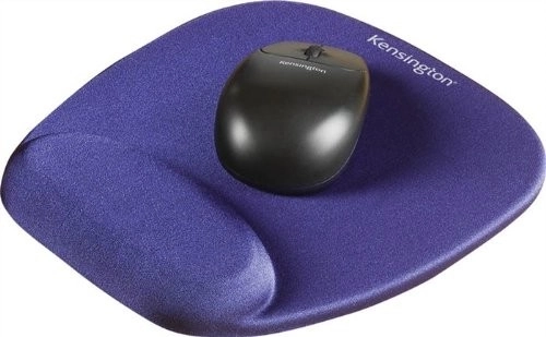 Ergonomska modra penasta podloga za miško