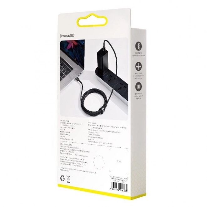 Baseus Cafule USB-C kabel s hitrim polnjenjem 100W