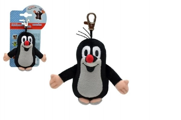 Krtek s karabinou pliš 10cm na kartici