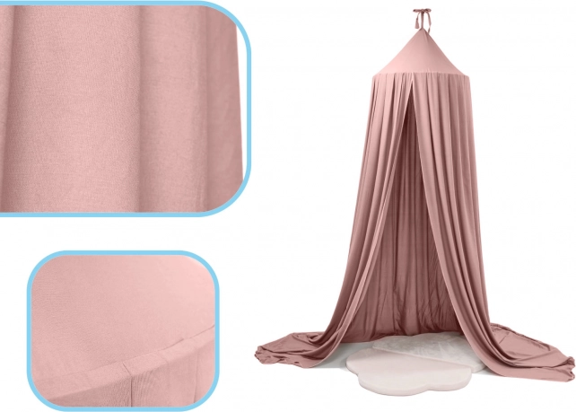 Nežna rožnata barva in elegantno padanje