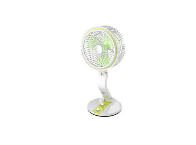 Prenosni zložljivi ventilator z LED svetlobo