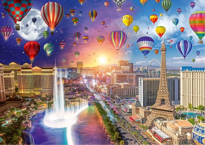 Sestavljanka SCHMIDT dan in noč: Las Vegas, 1000 koščkov