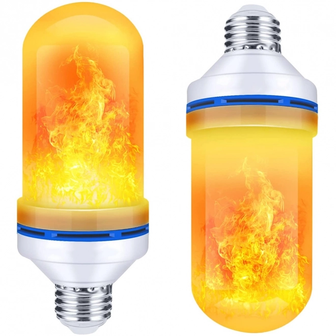 LED Žarnica z učinkom živega plamena e27 9w