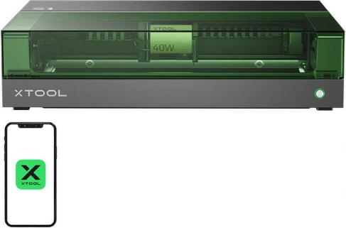 Laserski gravirni stroj 2 v 1 xTool S1 40W Basic črna