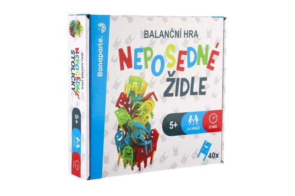 Nemirne stole - balance igra za otroke