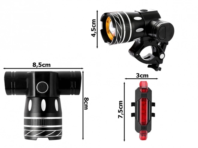 Set LED luči za kolo - sprednje in zadnje