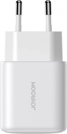 Joyroom dvojni USB-A in USB-C polnilec 20W bel