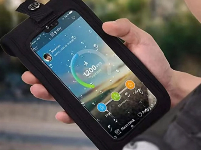 Športni tekaški telovnik z odsevnimi elementi in nosilcem za telefon
