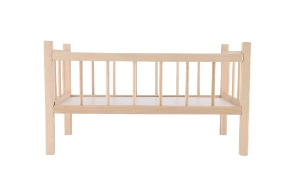 Posteljica za punčke les 49x28x28cm v vrečki
