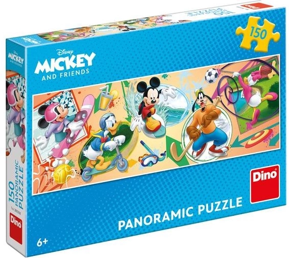 Barvita športna scena z MICKEYJEM in prijatelji