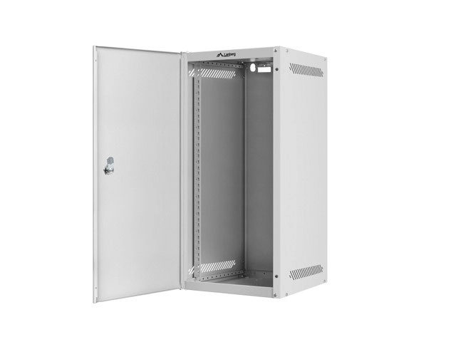 Siva stenska omarica LANBERG 10U 280x310