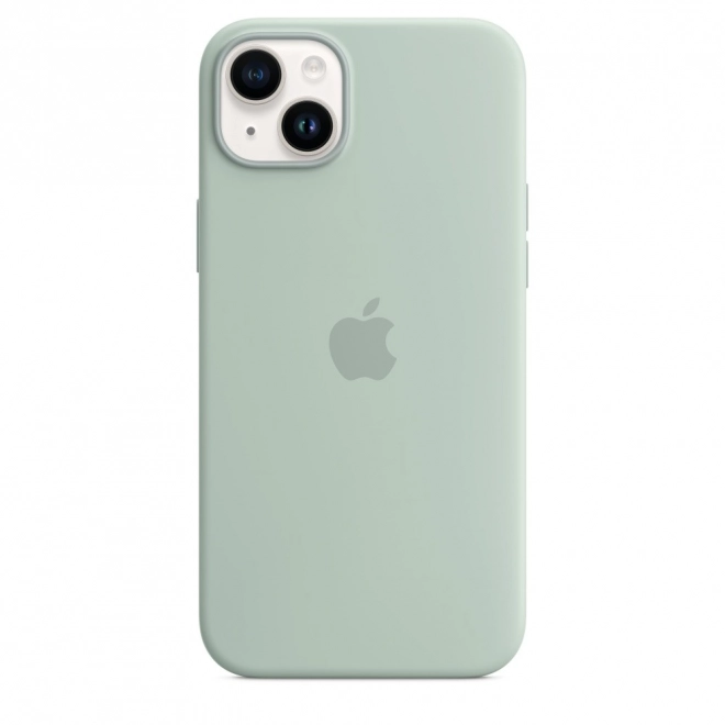 Silikonski ovitek s MagSafe za iPhone 14 Plus - agava