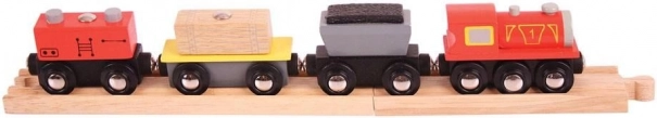 Bigjigs Rail tovorni vlak s tiri