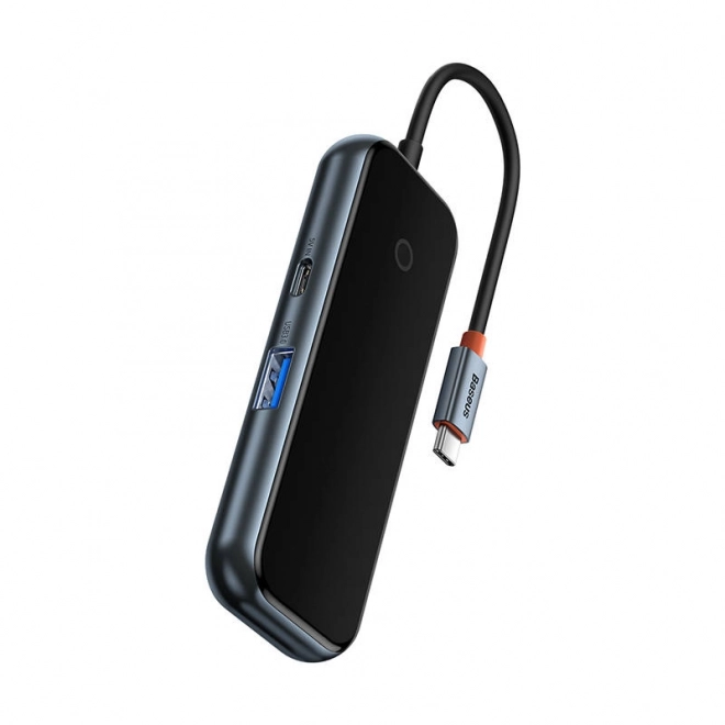 Baseus Hub USB-C na 4x USB 3.0 temno siva