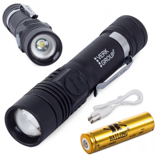 Vojaška taktična svetilka z LED diodami Cree XM-L T6