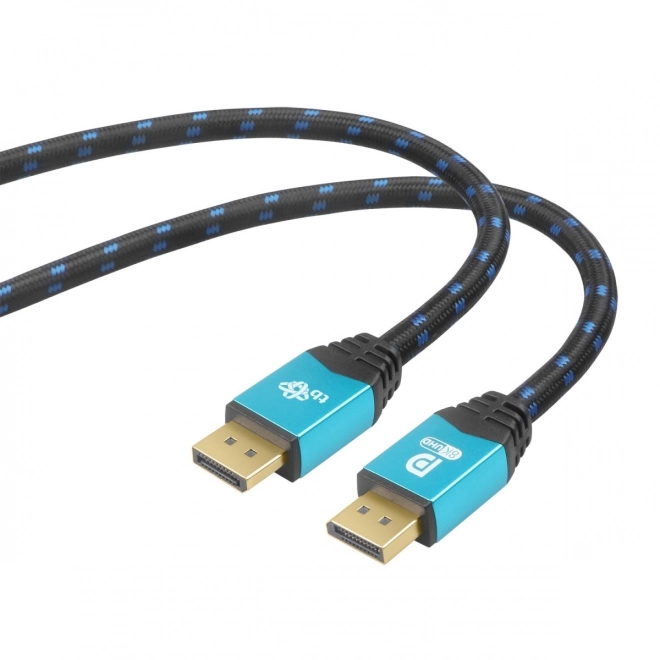 DisplayPort kabel 8K UHD z modrimi konektorji 2 m