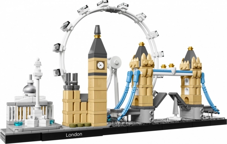 Ikonična londonska panorama v eni gradbeni setu