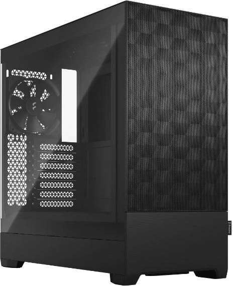 Ohišje Fractal Pop Air Black s toniranim steklom