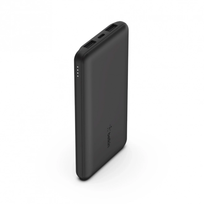 Powerbank 10 000mAh z USB A in C 15W črna
