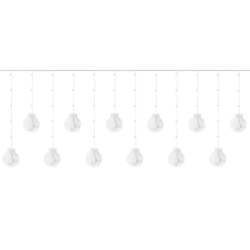 Svetlobne zavese 108LED USB - hladno bela KŚ19770