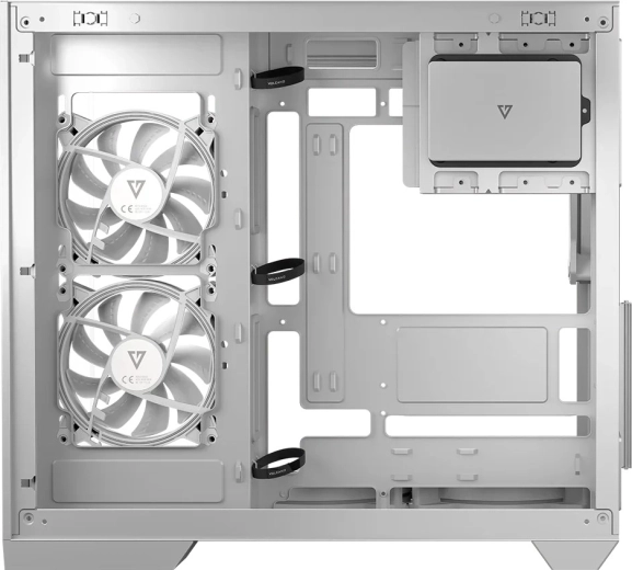 Prostorno ohišje in učinkovit pretok zraka