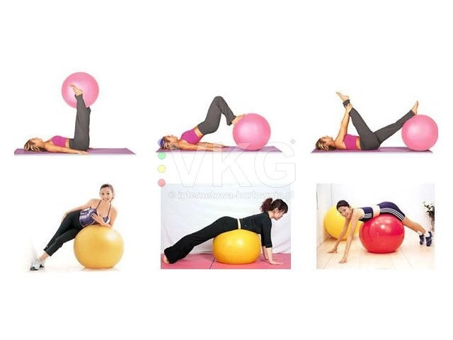 Gimnastična žoga Fitness 65 cm s tlačilko