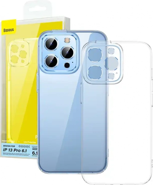 Zaščitni ovitek Baseus Crystal za iPhone 13 Pro s kaljenim steklom