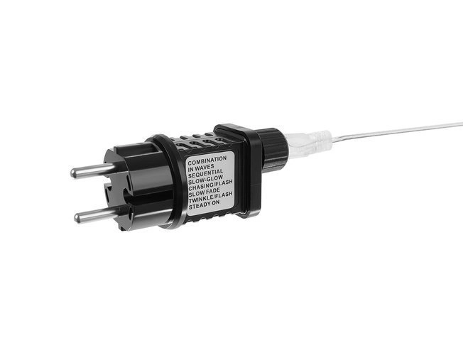 LED pisane zavese z zvezdicami - 2,5 m, 108 LED