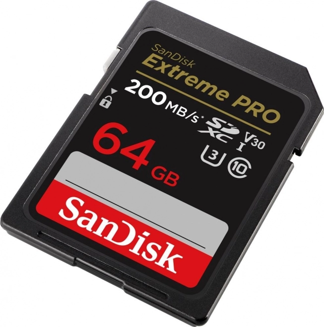 Spominska kartica SANDISK EXTREME PRO SDXC 64GB 200/90 MB/s UHS-I U3 (SDSDXXU-064G-GN4IN)