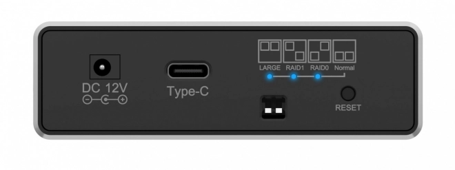 Zunanji Raid ohišje IB-RD2253-C31 za 2,5 SATA HDD na USB 3.2 Gen 2, RAID 0,1, SINGLE, LARGE