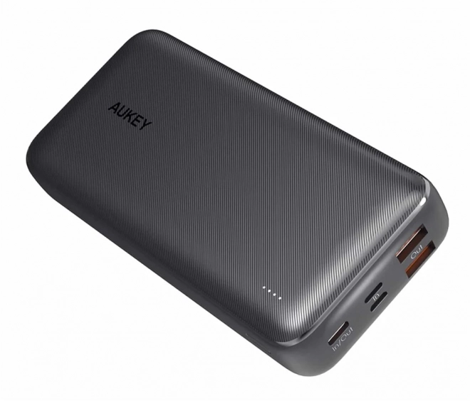 Prenosna baterija Aukey, 20000mAh, hitro polnjenje
