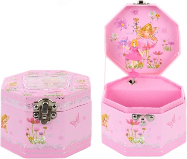 Vrteča se balerina z nežno melodijo