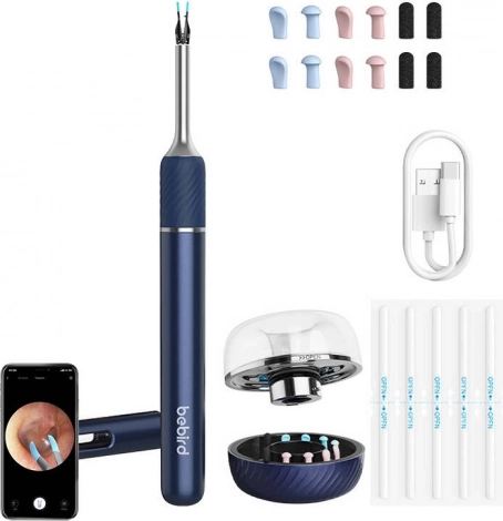 BEBIRD Note 5 Pro – pametni otoskop s kamero (moder)