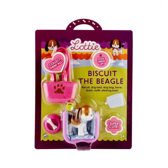 Lottie Biscuit beagle z dodatki
