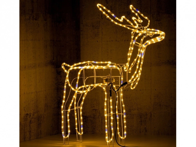 Svetleči jelen z 216 LED diodami in gibljivo glavo