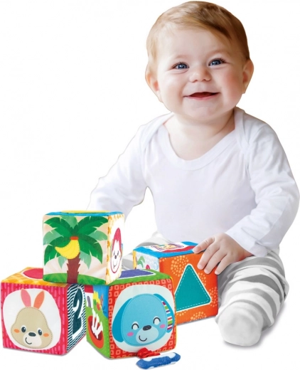 Zlaganje piramide in sestavljanje slik