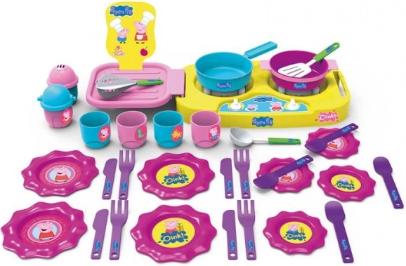 Otroški komplet posode PRAŠIČEK PEPPA 35 kosov – MAC TOYS